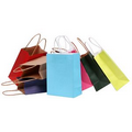 Mini Tinted Kraft Shopping Bags